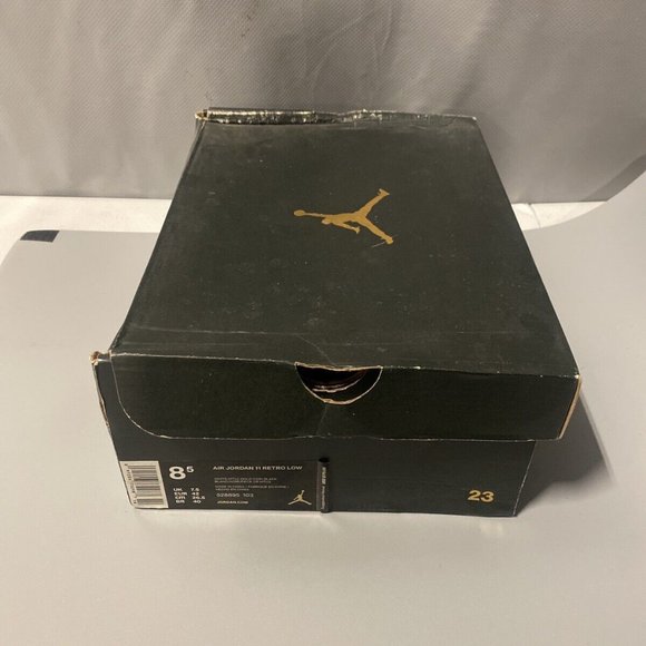 Size 8.5 - Jordan 11 Retro Low Closing Ceremony 528895-103 Damage Box Pre-Owned - Picture 12 of 13